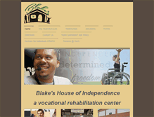 Tablet Screenshot of blakeshouseofindependence.com